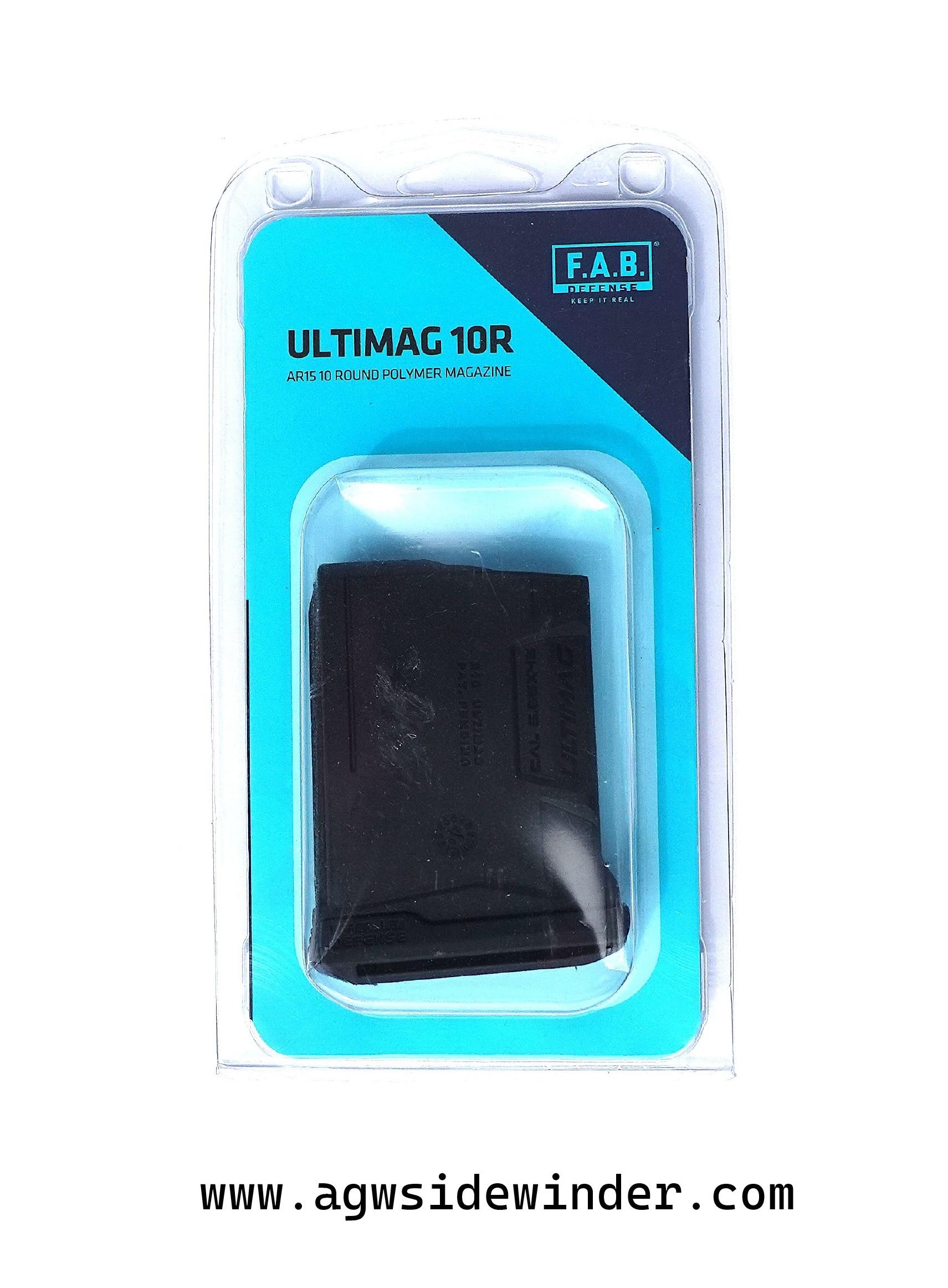 F.A.B. Defense 10 Rd AR15 Magazine